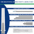 27 Gauge 1/2 Inch Luer Lock Needle for Lab Measuring, Refilling Liquid, Individually Wrapped - 100 Per Box