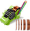 Heat Tape Cut Dispenser with 5 Pieces Multi-Size High Temp Tape, Heat Resistant Sublimation Desk Tape for Industrial