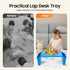 YUASDUU 4PCS 19.69" 9.84" 7.1" Kids Lap Desk Tray, Kids Trays for Eating Plastic Breakfast Laptop Trays Portable