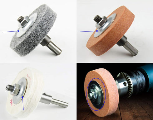 Arbor Washer/Flange for Grinding/Wire Wheel, Bench Grinder, Pack of 4 pcs