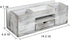 Liry Products Whitewashed Wooden Desktop Organizer | Multiple Compartments Rack Shelf for Office Supplies