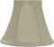 Aspen Creative 30008, Bell Clip-On Chandelier Lamp Shade, Butter Crme, 3" Top x 6"