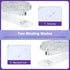 Pasted Diamond Crystal Handmade Bling Stapler for Office, School, or Home (White & AB)