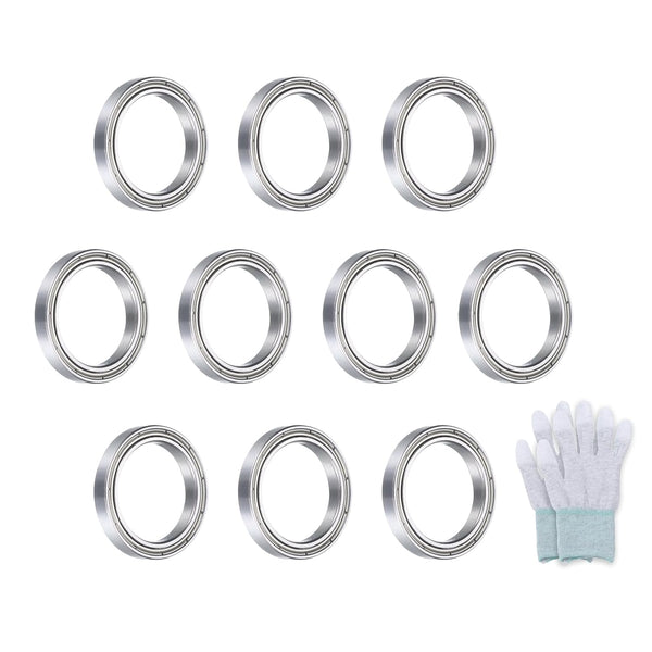uxcell 6704ZZ Deep-Groove Ball Bearings, 10 Pcs for Hard Drive, Carbon Chromium Steel