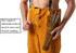 Flame-Resistant Leather Electrode Holder Bag/Welding Rod Pouch (gold brown) - Welding Rod Holder