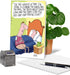 NobleWorks Happy Father's Day Greeting Card, Funny Humor for Dad or Stepdad, Notecard with Envelope, Storytime C3579FDG