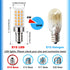 E12 C7 Bulbs Kx-2000 60 3000k T6 110V 120V E12 Bulbs 6W Lamp,550 lm(5Pack) Ziomitus LED Candelabra Light Chandelier