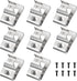 Belt Clips for Dewalt, 8pcs 304 Stainless Steel Drill Clips with Screws for 20V Power Tools