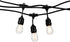 HLO Lighting Outdoor Weatherproof Commercial LED Backyard Bistro Cafe Patio Light String,