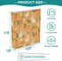 EFEWOI 3 1.5 Inch 200 Rabbit Carrot Pattern Ring Binder with Clipboard Round Rings Binder Folders Organizer for School