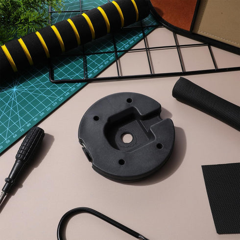 4.13 Inch Counterweight BESTOYARD Weighted Block Base for Floor Lamp and Desk Lamp Iron Base Weight for DIY Lighting