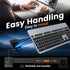 HONKID Computer Keyboard Stand for Desktop,Adjustable Keyboard Riser for Apple Magic Keyboard and Flat-Back Keyboards