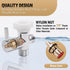 2 Sets, Handheld Bidet Sprayer Kit for Toilet Adjustable Water Pressure, Stainless Steel Jet Spray Kit with Bidet Hose