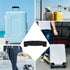 Luggage Trunk Handle, Wear Resistant Replacement Carrying Case Handle, Suitcase Pull Handle Grip, 148mmx22mm