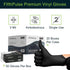 FifthPulse Black Vinyl Disposable Gloves - Powder and Latex Free Medical Exam Gloves