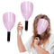 NOWHYX 3 Pcs Barber Salon Face Shield,Plastic Hairdressing Shield with Sponge Handle Reusable