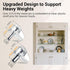 HIQUODIN 36PCS 3-in-1 1/4 inch, 5mm, 3mm Mixed-Diameter Cabinet Shelf Pegs, Shelf Pins Kit, Shelf Support Pegs