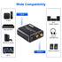 192kHz 3.5mm Digital to Analog Audio Converter, DAC Digital Coaxial and Optical Toslink to Analog Jack Adapter and RCA