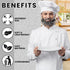 Gabrella 100 Pcs Disposable Beard Nets Food Service, Breathable Nylon Hair Nets for Food Service Workers, Nylon