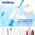 Holikme Tube Straw Brush Cleaning Set, Long Handle Bottle Cleaner for Narrow Neck Beer Bottles, Wine Decanter, Azul