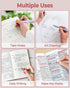 Four Candies 56 PCS Aesthetic School Supplies, Large Pencil Case, 6 Colored Ballpoint Pens, 12 Pastel Highlighters, Pink