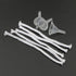 150ml Alcohol Burner Lamp, Glass Lab Bunsen Burners with 5 Replacement Wicks and 3 Funnel