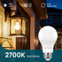 Bulbs A19 Bulbs 9.5W Bulbs, 75 1200 E26 2700K 4 Pack Linkind Dusk to Dawn Light Outdoor, Sensor Led Automatic On/Off