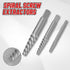 14 Pieces Screw Extractor Set, 35# Cr-Mo & 6542 HSS Steel Cobalt Left Hand Drill Bits for Removing Stripped Screws and