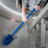 SPARTA 30 Inches Industrial Tank Brush, Pipe Brush with Handle for Commercial Kitchens, Polyester, Blue