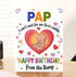 Moonlit93 Pap - I Can't Wait For Our First Cuddle Happy Birthday From The Bump! Card - Ideas Birthday Card For Pap