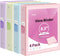 SUNEE 3 Ring Binder 1/2 Inch 4 Pack - Clear View Binder Three Ring PVC-Free (Fit 8.5x11 Inches) for School Binder or