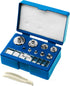 19 pcs Calibration Weight Set 100g – 10mg with Tweezers and Presentation Box for Accurate Precision Balancing