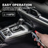 2-Way Connection Air Nozzle Blow Gun, Rubber Tip Air Nozzle with 1/4 in Standard Quick Fitting