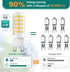 G9 Bulb Dimmable, 2700K G9 Bulbs 4W, 40W 430 T4 120V, 6-Pack DiCUNO LED Warm White, LED Light Equivalent to Halogen