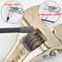 SCOTTCHEN Sanding Sticks Matchsticks, Fine Detailing Sanding Grits 120/180 and 400/800 - 10 Pack