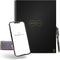Rocketbook Core Reusable Spiral Notebook - Executive Size 6x8.8, Black, Dotted Pages, App-Connected, Durable Cover