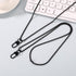 Sinbana 2 Pcs Voice Recorder Necklace Lanyard with Buckle, Stainless Steel Voice Recorder Neck Strap for Daily