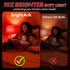 BrightArk 625nm Bulb 100% E26 9W Bulb 2-Pack Red Light for Sleep, Blue Light Blocking, Promotes Melatonin Production
