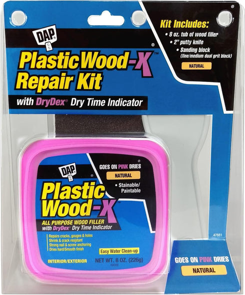 DAP INC 00596 AP Drydex Wood Fill Kit, 8 OZ, Natural