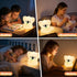 Greprety 3-Level Koala Night Light Squishy Silicone Nursery Breastfeeding Nightlight with Timer Warm White & RGB Color