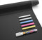 Nicpro Chalkboard Contact Paper Roll, 17.7" X 78.7" Self Adhesive Blackboard Wallpaper with 1 Marker & 5 Chalk
