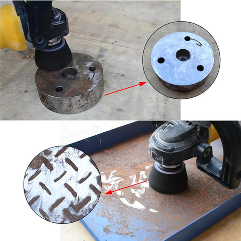 3 Inch Grinding Stone Wheel for Metal, 50 Grit Aluminum Oxide Flaring Grinding Cup Wheel for Rust Removing