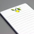 Lemon and Olive Branch Refrigerator Notepads - Set of 2
