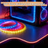 9.84FT/3M 360 IP67 iNextStation LED Strip Lights, Glow Braided Smart IC USB Rope Light, Neon Rope Light with Music