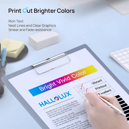 HALLOLUX 910XL Ink Cartridges for HP Printers, Combo Pack Compatible with Officejet Pro