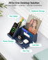 Desk Organizer with Charging Station, Nightstand Organizer Phone Docking Station, Men Gift Husband Wife Anniversary Dad