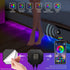 2 Set*9.84ft Color/Dimmable/Dynamic Sync/5V Under Bed Lights Motion Activated RGB LED Strip Light, App Control/Variety