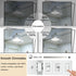 7.3 Inch E26 Bulb 6W Dimmable, 5000K Bulbs 800LM, 80 T10 T9 Bulb 4Pack Led Daylight Edison Equal Watt Tubular Long