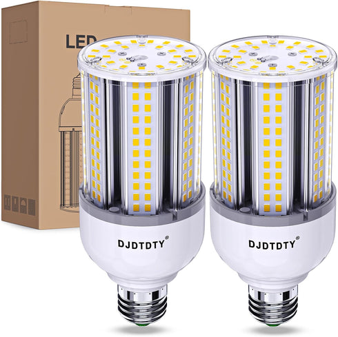 Amazon High Brightness LED Light Bulb, 2 Pack, 30W-300W/LED Corn Bulb, E26 Base, 5000K, Suitable for Garage, Workshop