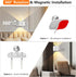 Deyagoo 360Rotate, Dimmable 3 Closet, Motion Sensor Wall Light Indoor, Battery Operated Sconce Rechargeable Cordless